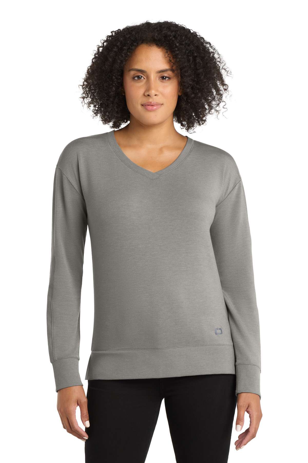 OGIO Women's Luuma Flex Long Sleeve V-Neck