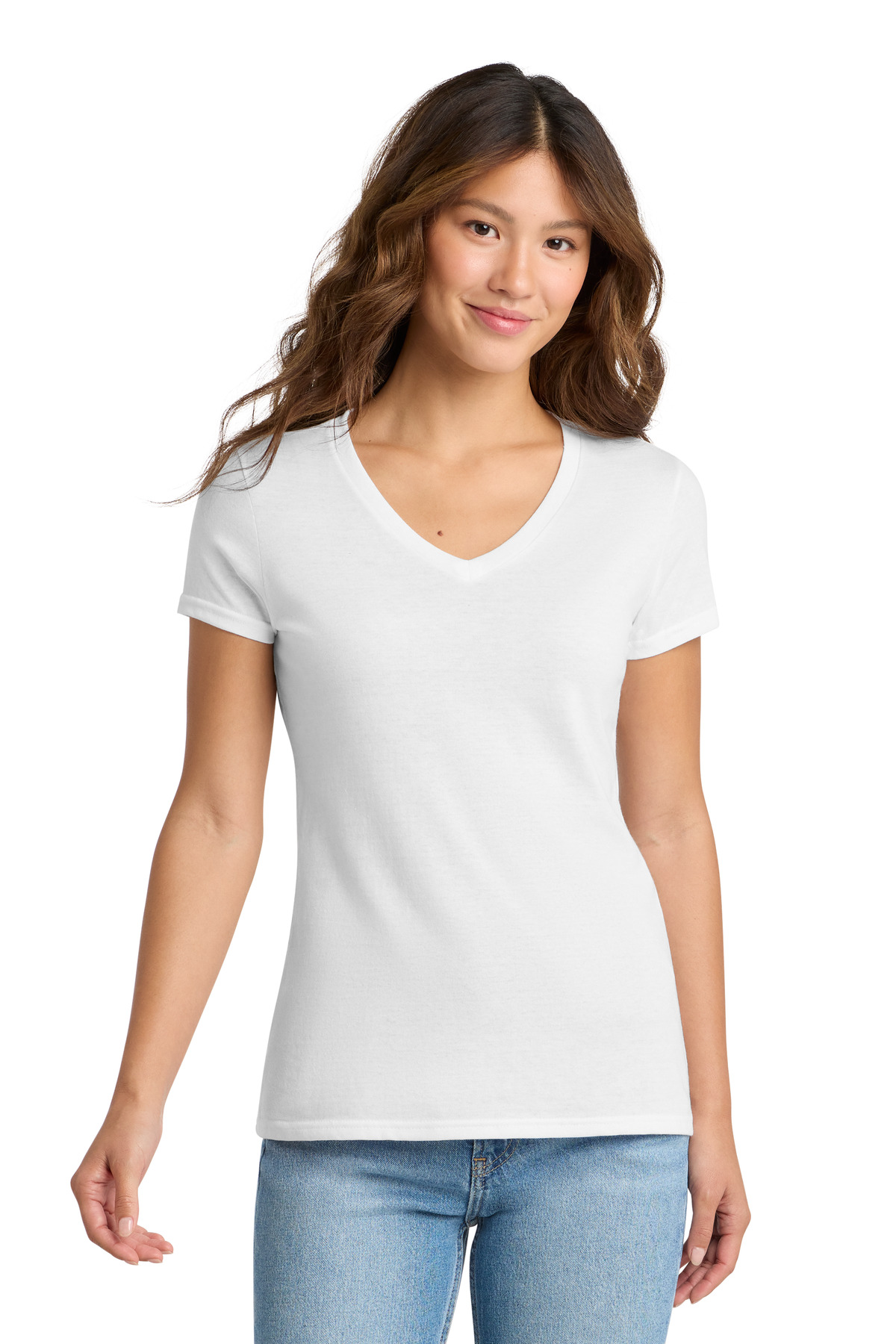 Port & Co Women's Tri-Blend V-Neck Tee