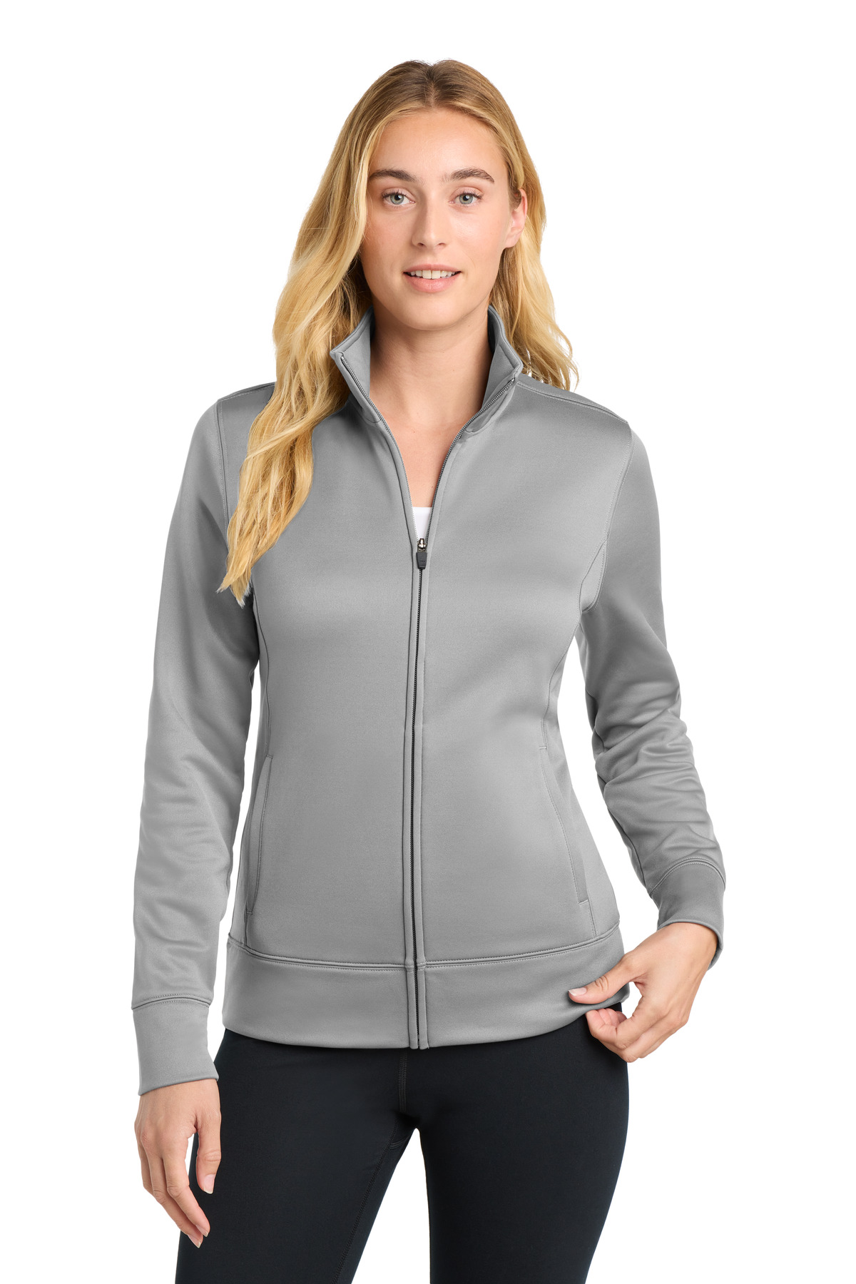 Sport-Tek Women's Sport-Wick Fleece Full-Zip Jacket