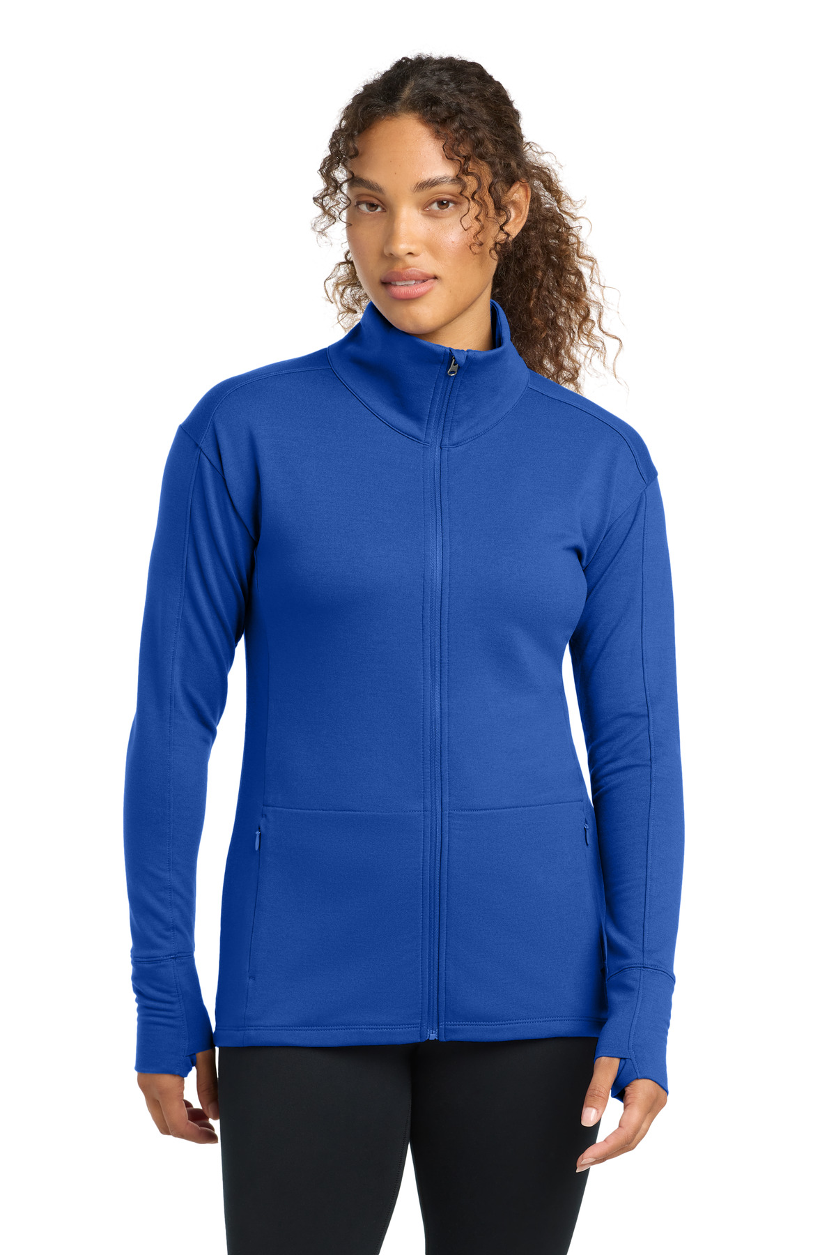 Sport-Tek Women's Sport-Wick Flex Fleece Full-Zip