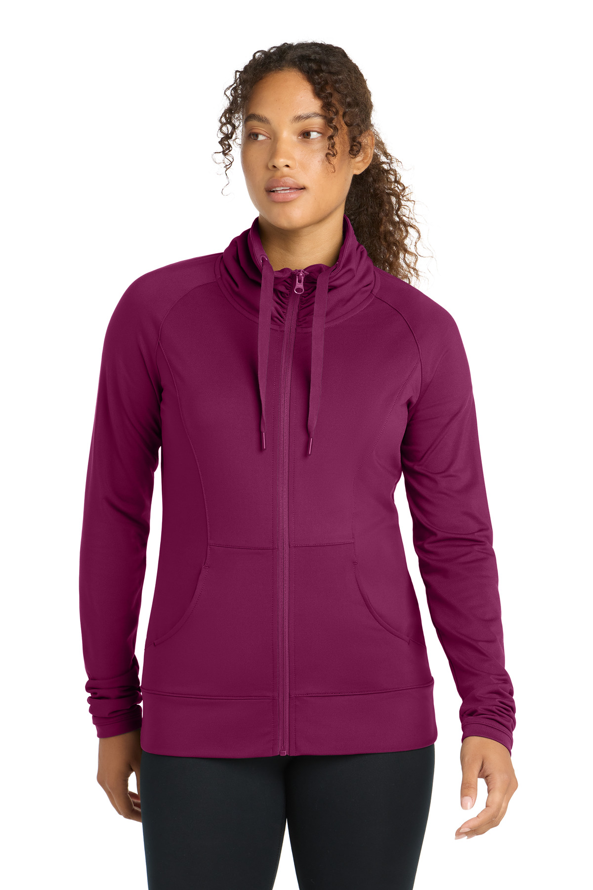 Sport-Tek Women's Sport-Wick Stretch Full-Zip Jacket