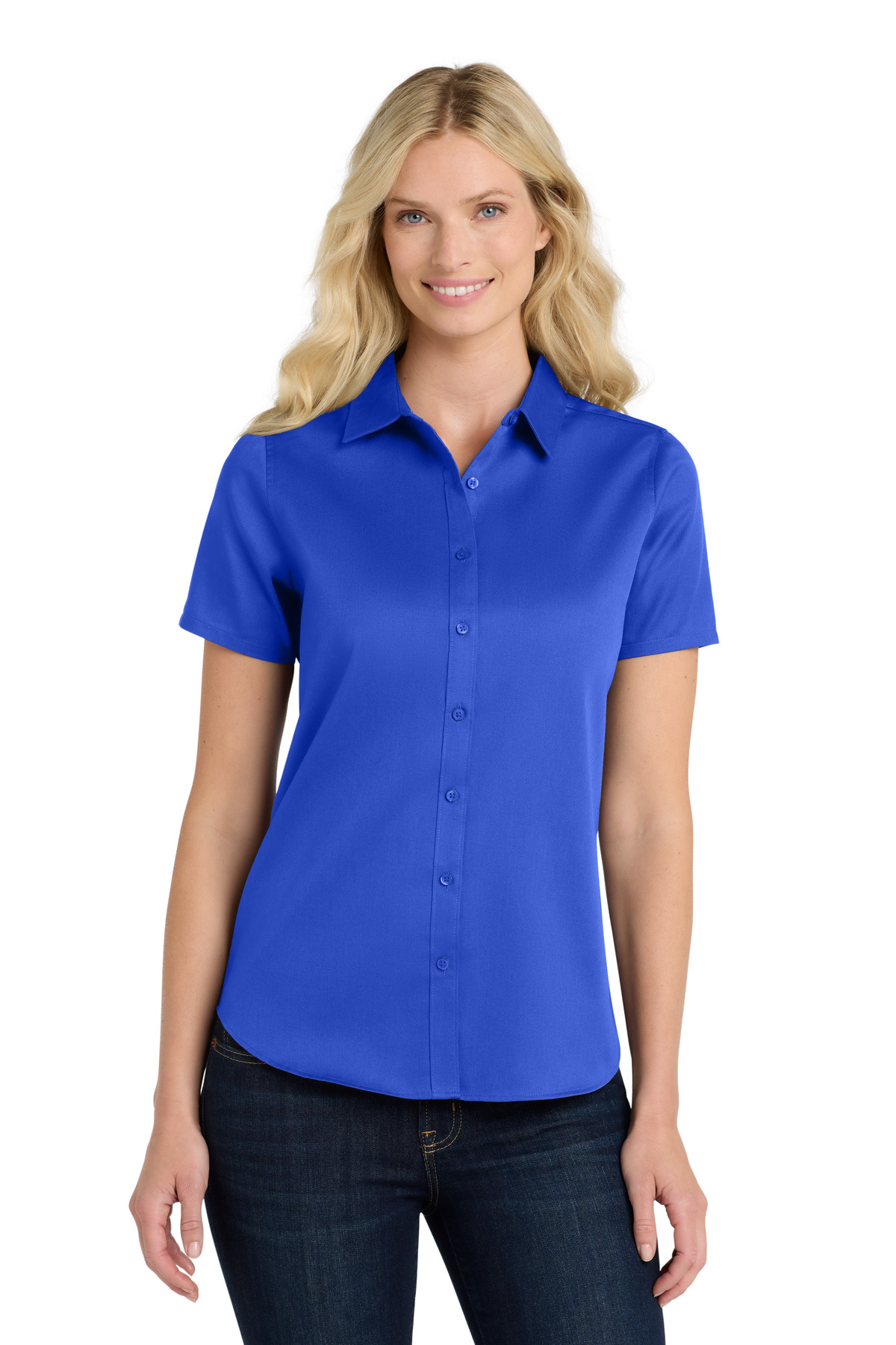 Port Authority Women's Short Sleeve SuperPro ReactTwill Shirt