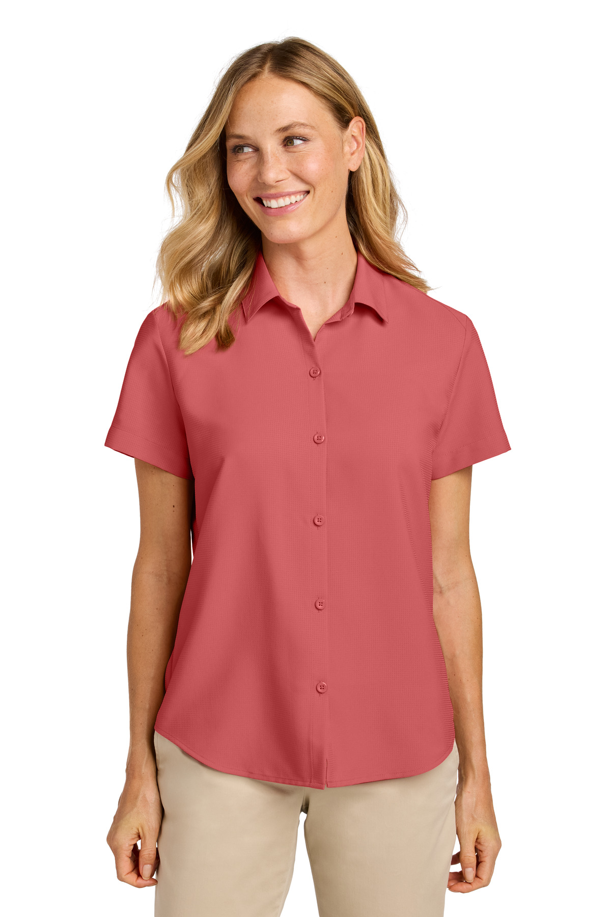 Port Authority Women's Short Sleeve UV Dockside Shirt