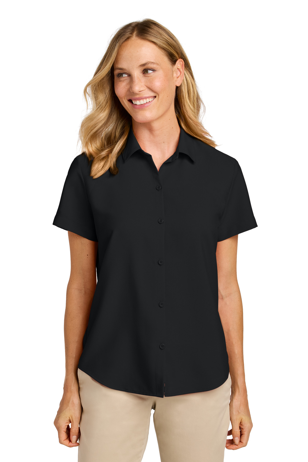 Port Authority Women's Short Sleeve UV Dockside Shirt