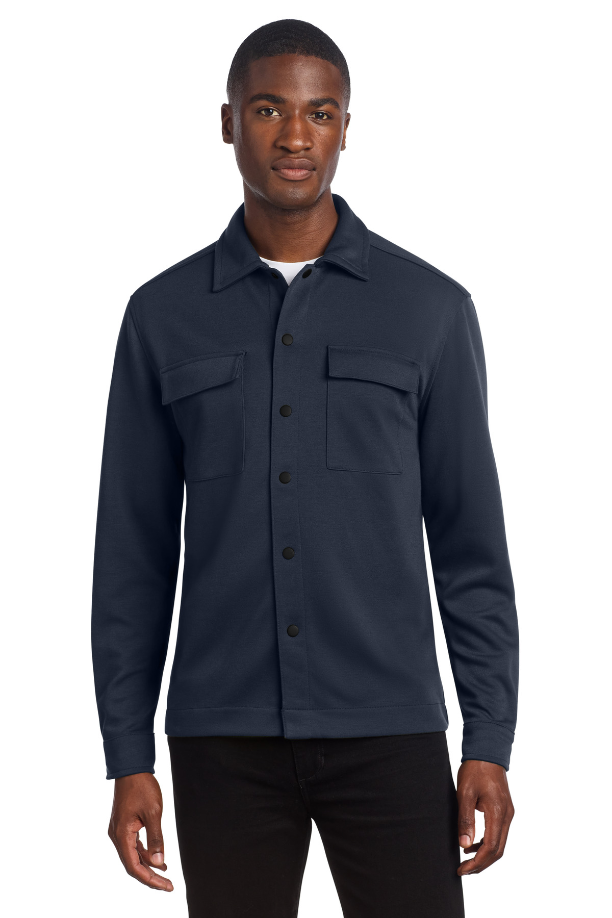 Mercer+Mettle Double-Knit Snap Front Jacket