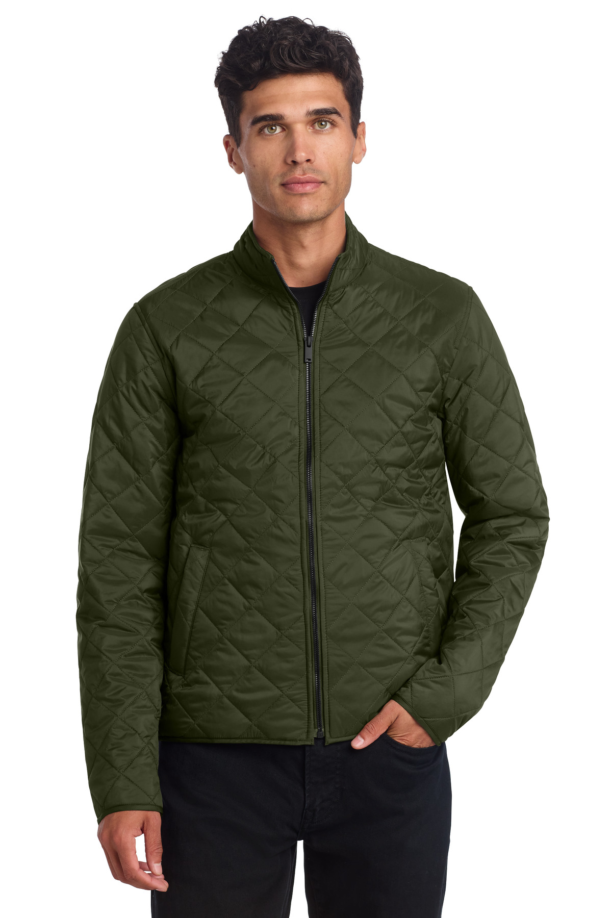 Mercer+Mettle Quilted Full-Zip Jacket