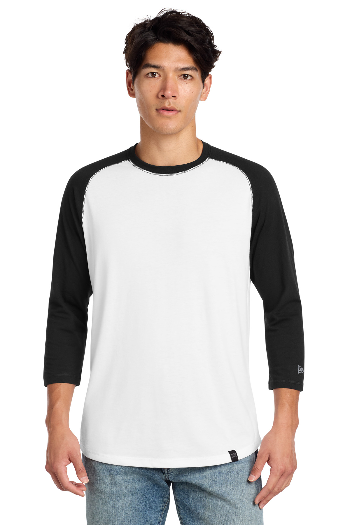 New Era Heritage Blend 3/4-Sleeve Baseball Raglan Tee
