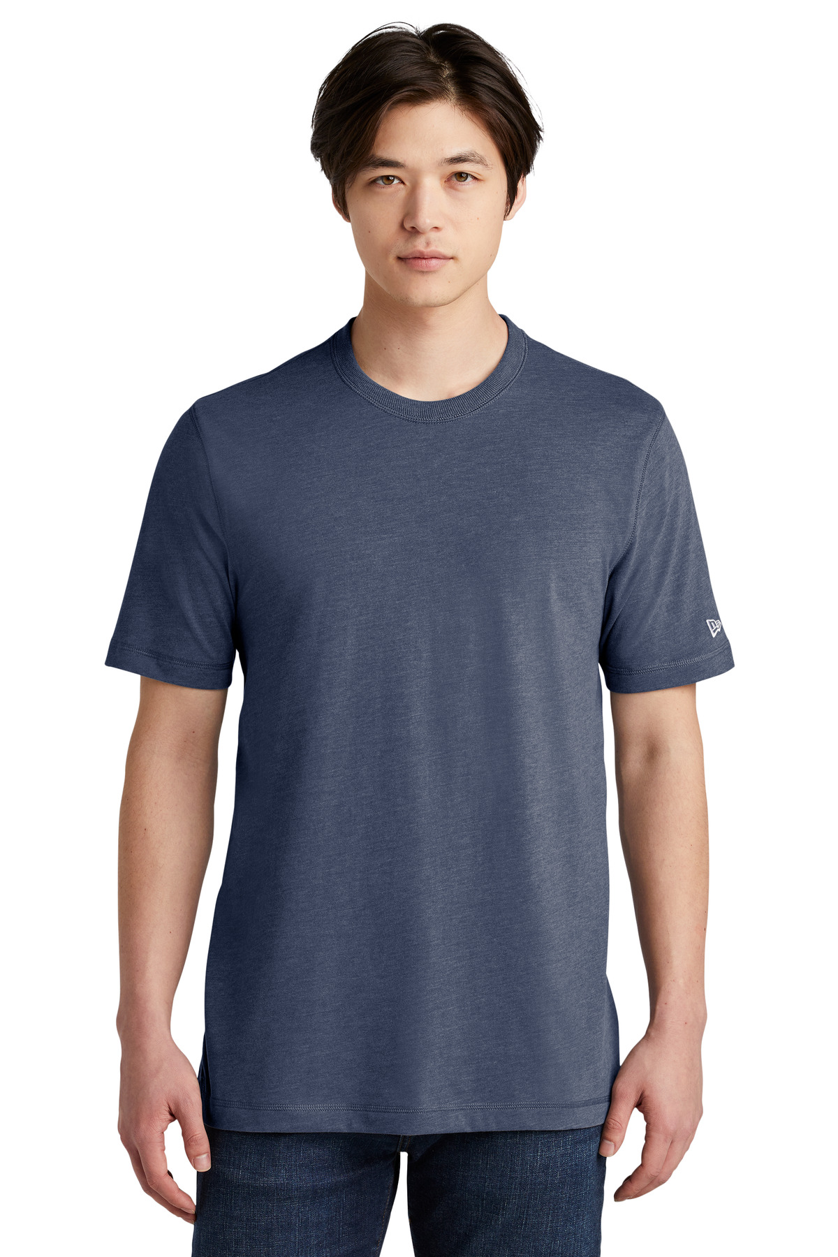 New Era Sueded Cotton Blend Crew Tee