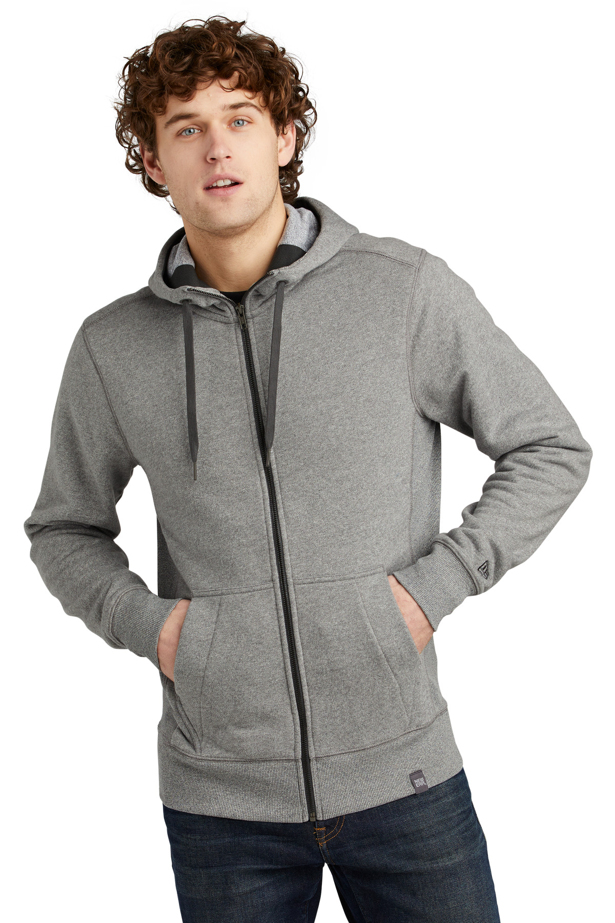 New Era French Terry Full-Zip Hoodie