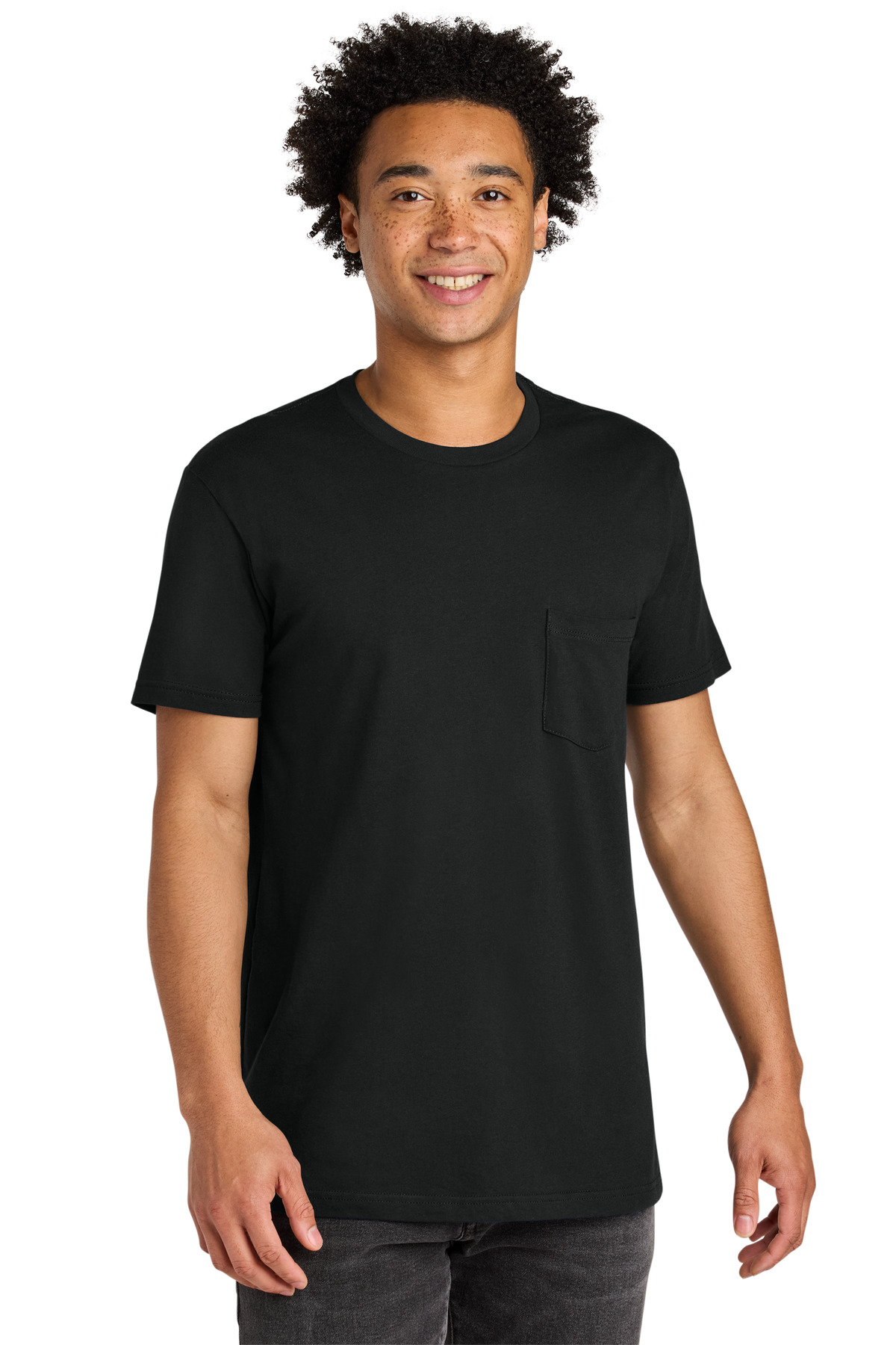 Next Level Apparel Cotton Pocket Tee