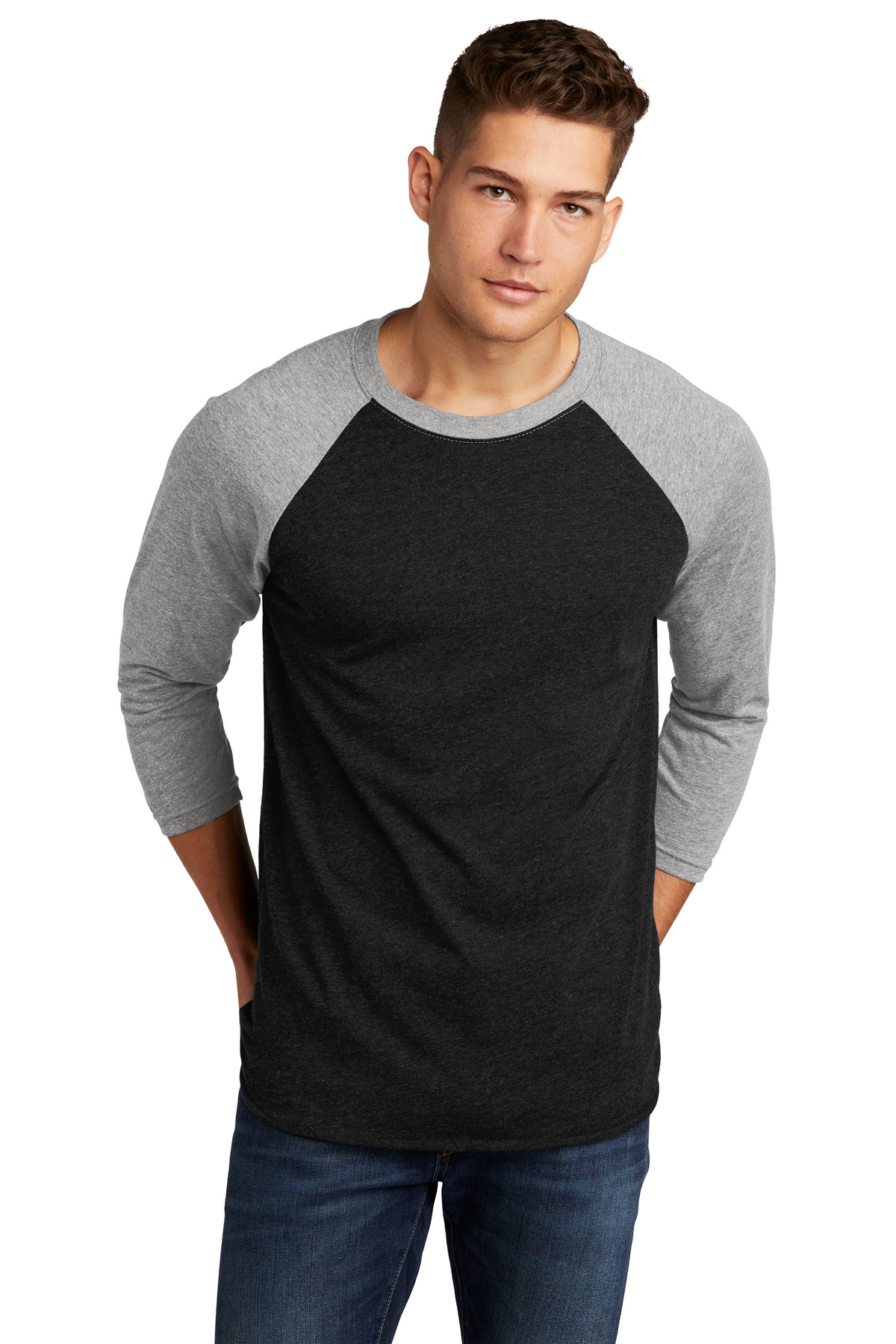 Next Level Apparel Adult Tri-Blend 3/4-Sleeve Raglan Tee