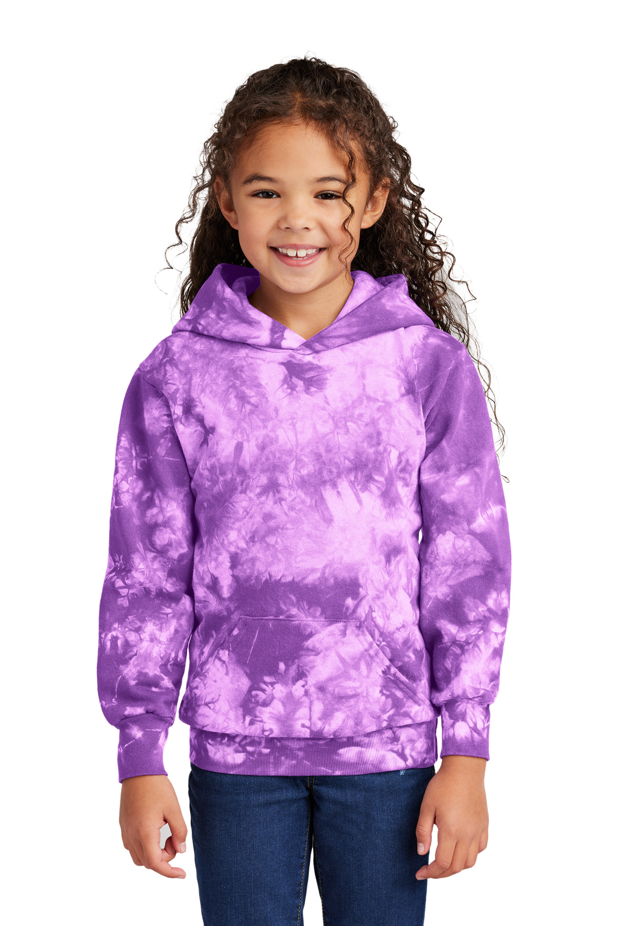 Port & Co Youth Crystal Tie-Dye Pullover Hoodie