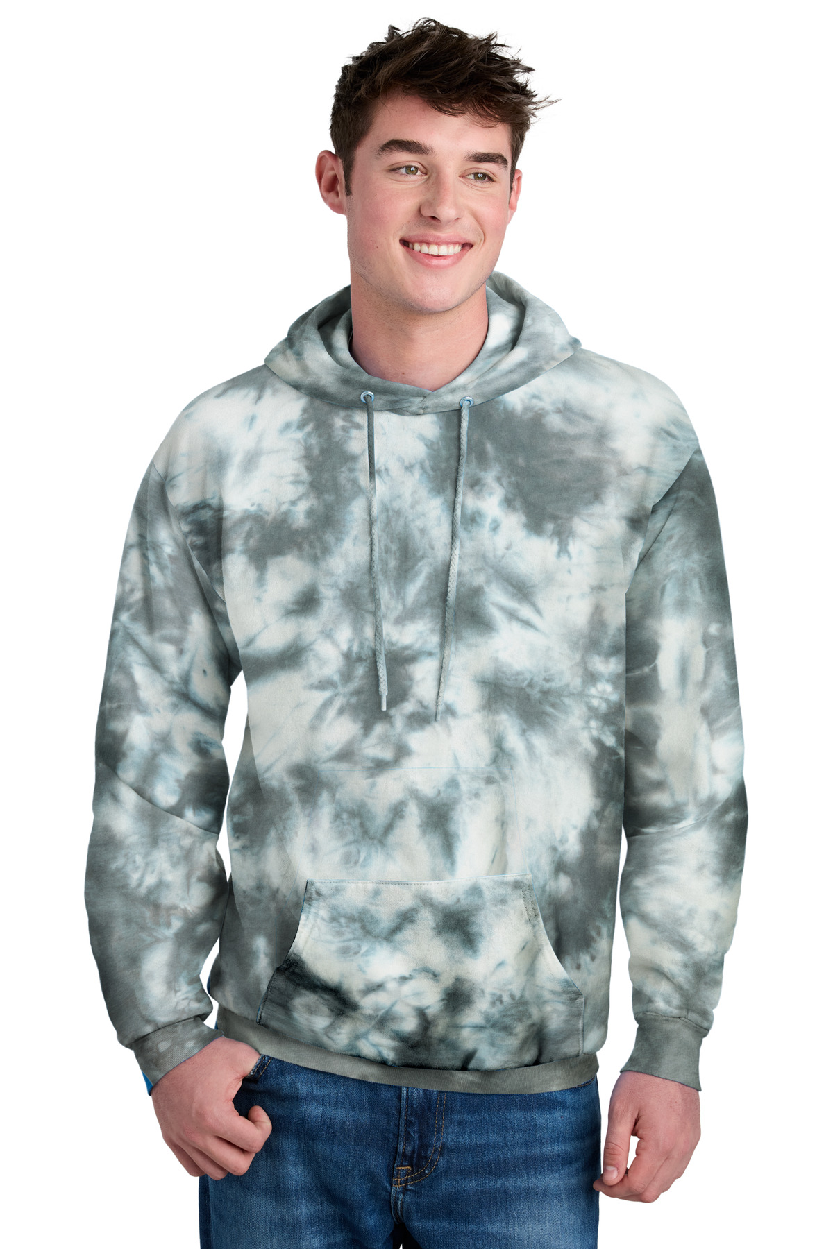 Port & Co Crystal Tie-Dye Pullover Hoodie