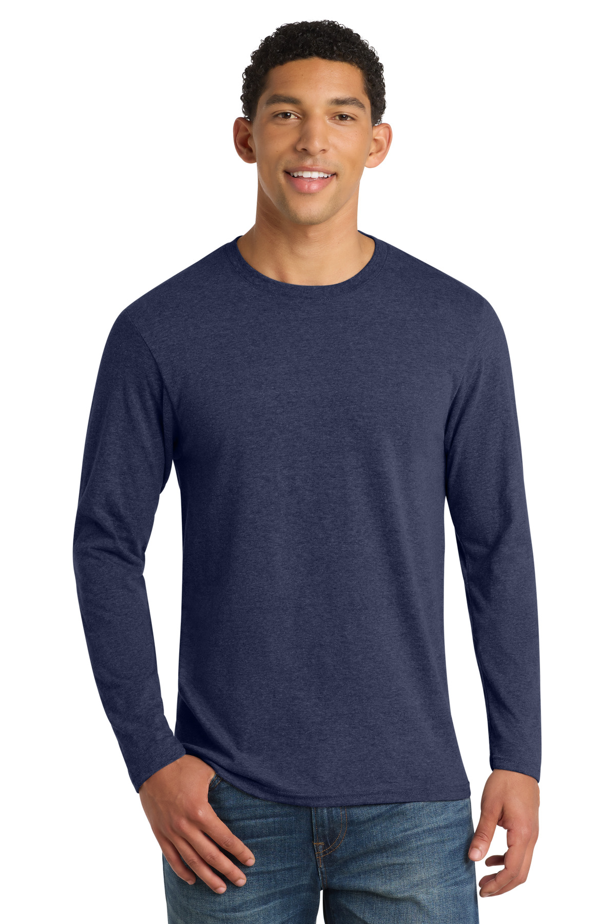 Port & Co Long Sleeve Fan Favorite Blend Tee