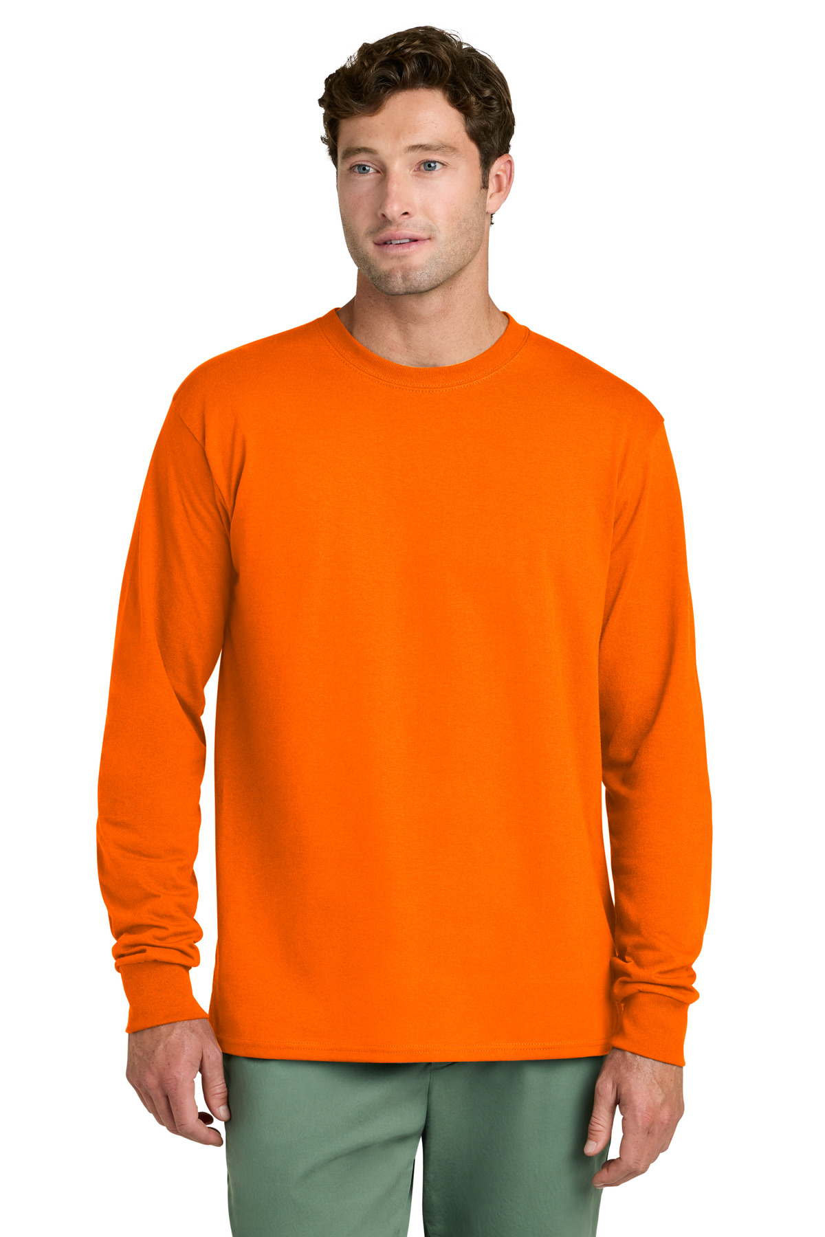 Port & Co Long Sleeve Core Cotton Tee