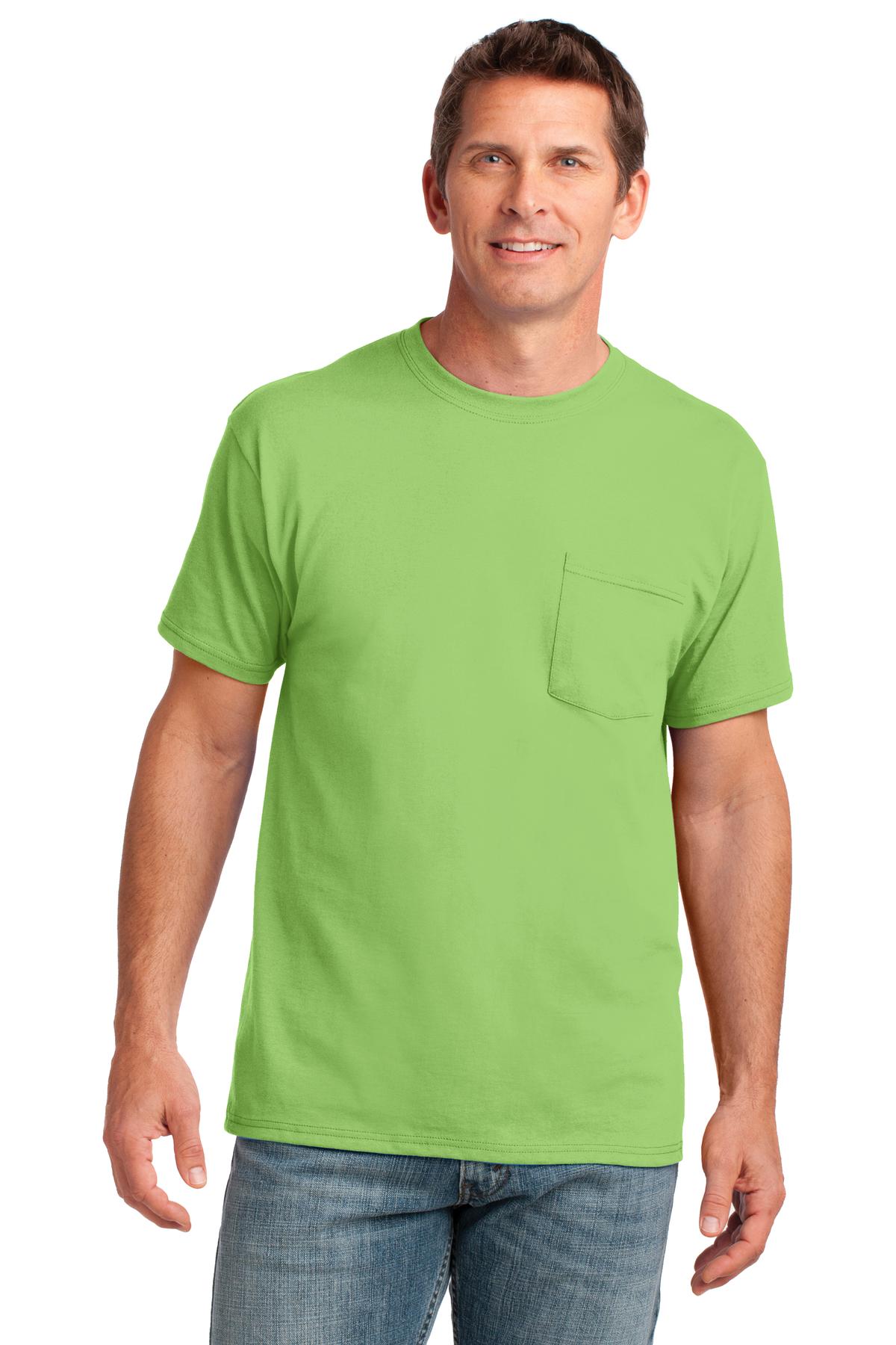Port & Co Core Cotton Pocket Tee