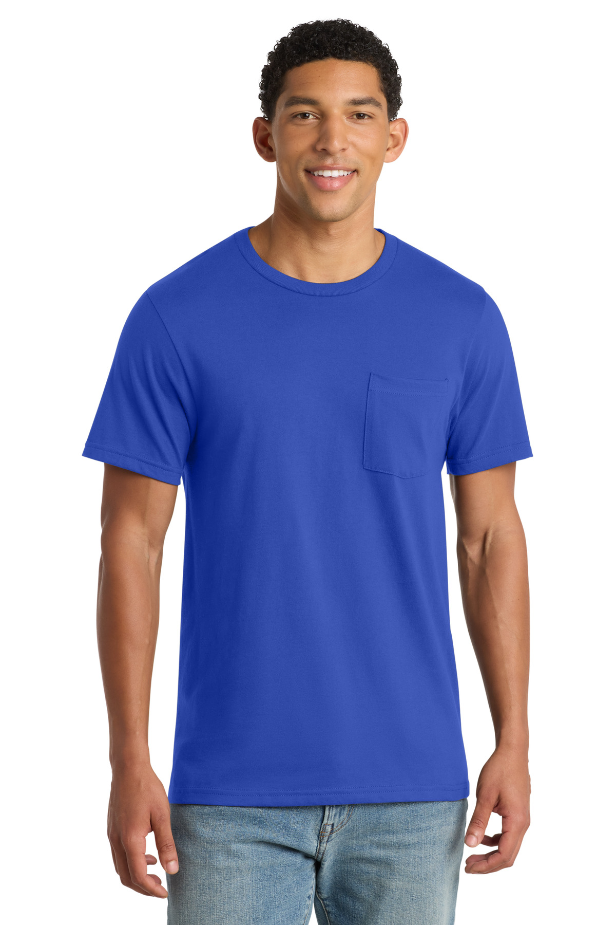 Port & Co Bouncer Pocket Tee