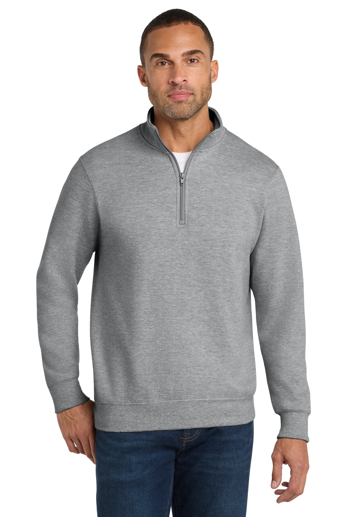 Port & Co Fan Favorite Fleece 1/4-Zip Pullover Sweatshirt