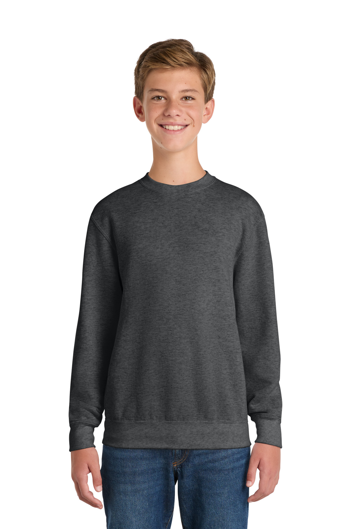 Port & Co Youth Core Fleece Crewneck Sweatshirt
