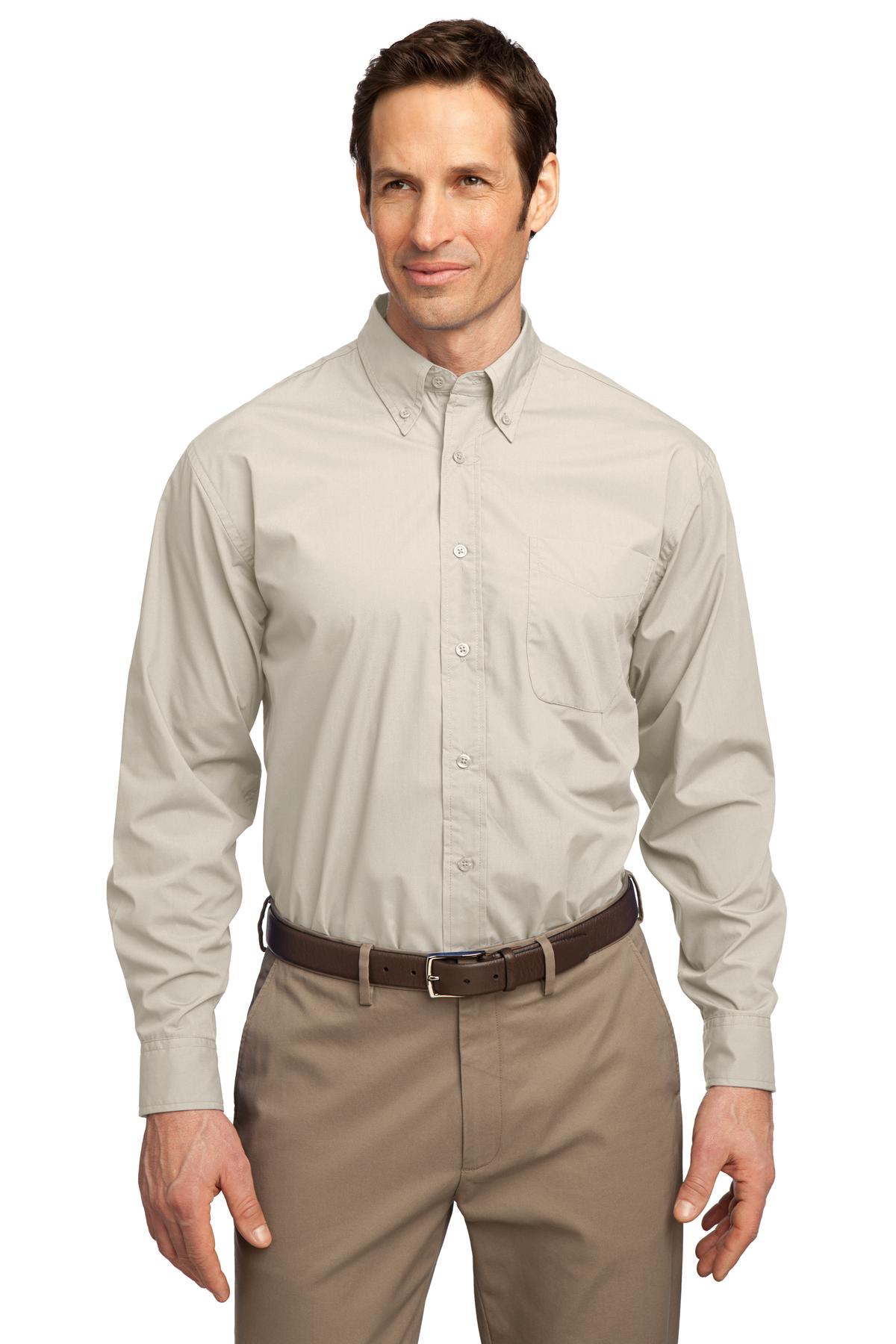 Port Authority Long Sleeve Easy Care Soil Resistant Shirt