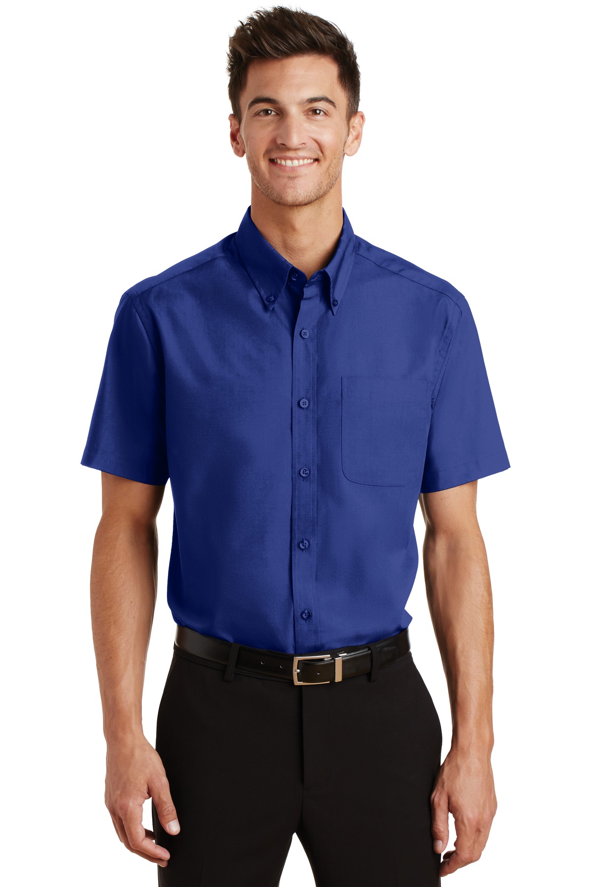 Port Authority Short Sleeve Value Poplin Shirt