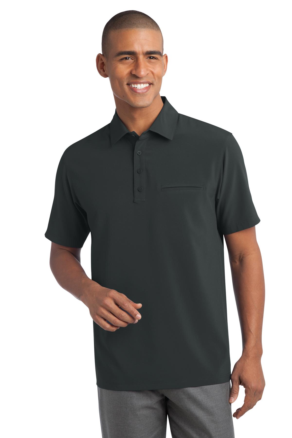 Port Authority Ultra Stretch Pocket Polo