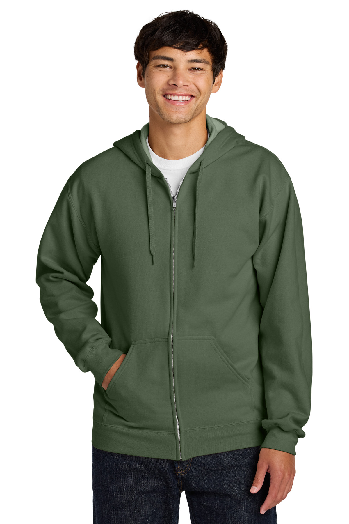 Gildan Softstyle Midweight Fleece Full-Zip Hooded Sweatshirt