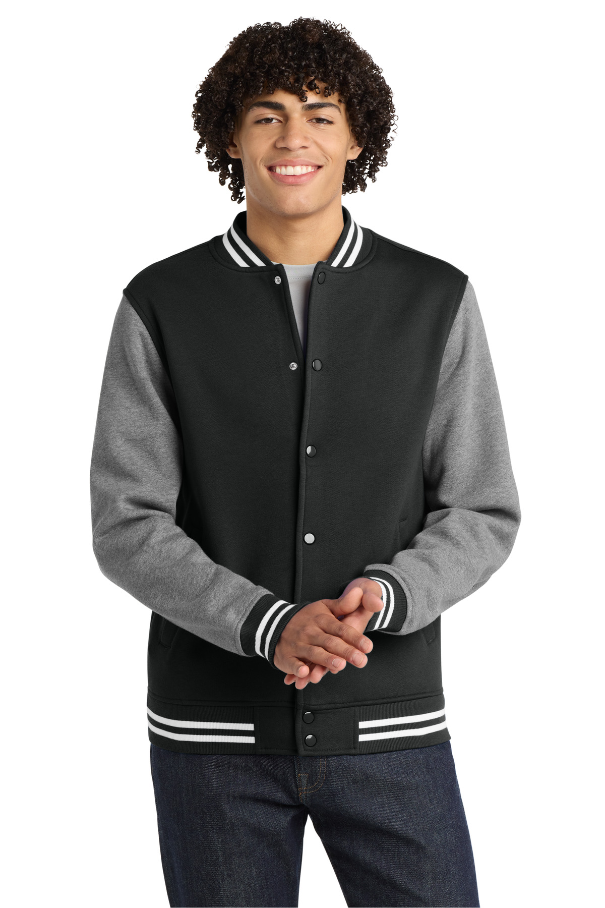 Sport-Tek Fleece Letterman Jacket