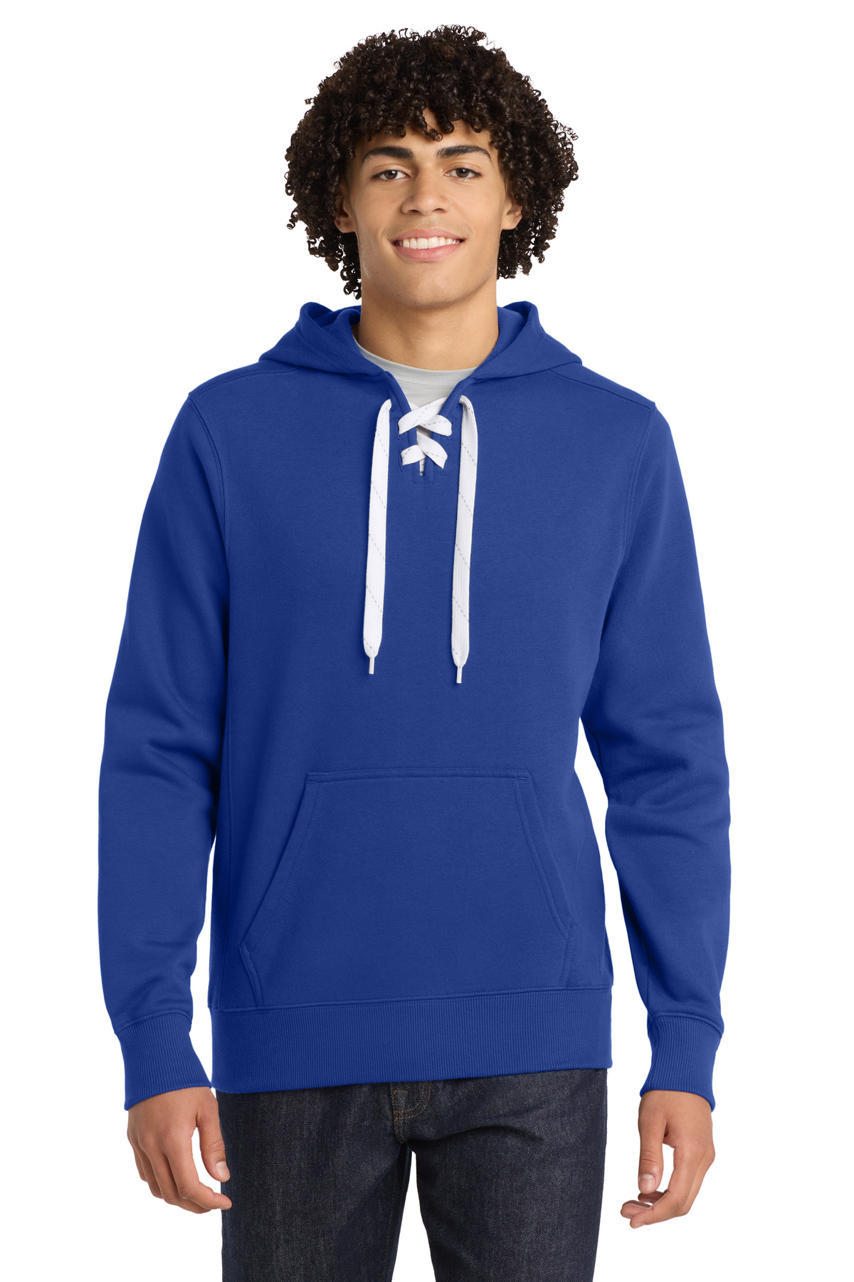 Sport-Tek Lace Up Pullover Hooded Sweatshirt