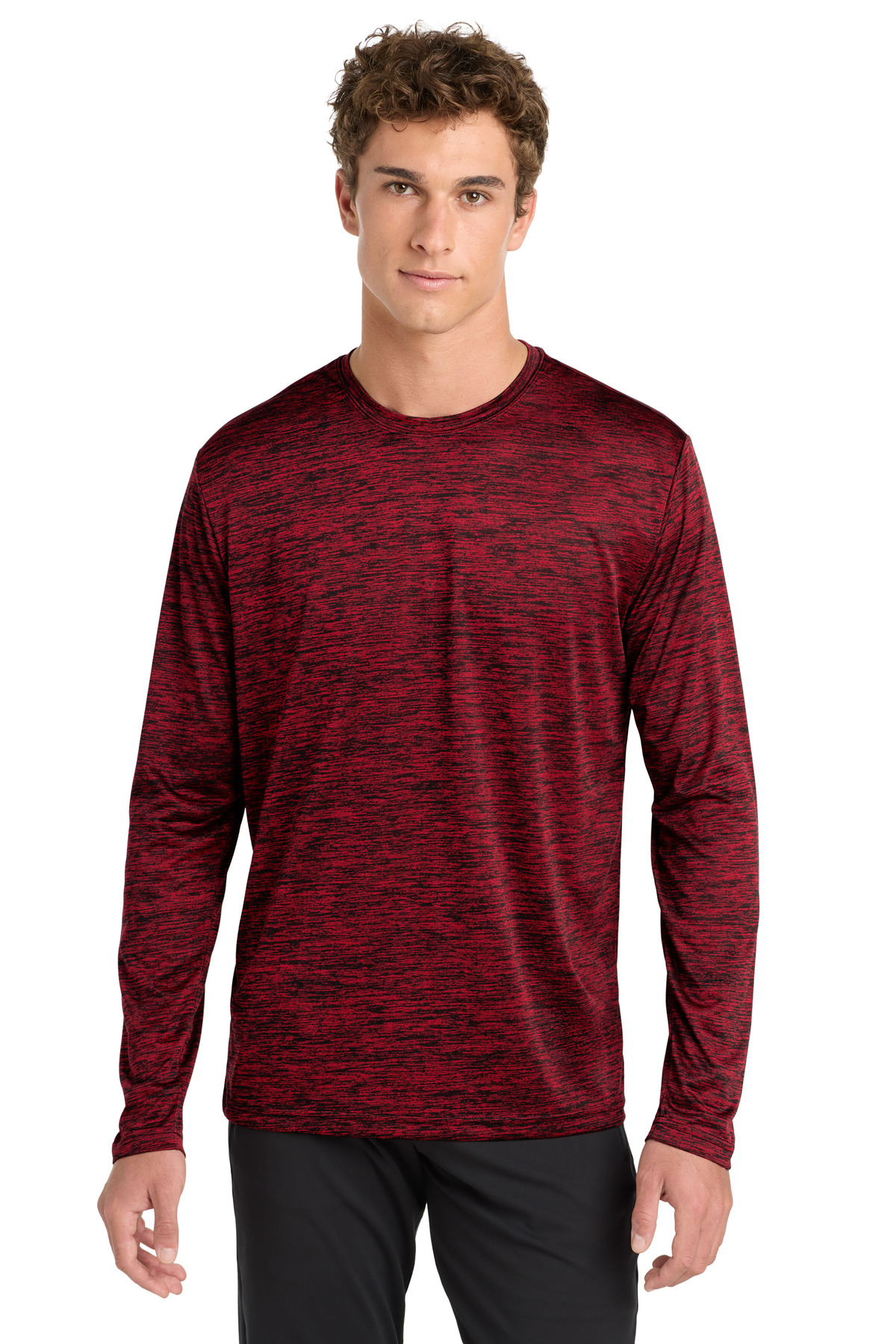 Sport-Tek PosiCharge Long Sleeve Electric Heather Tee