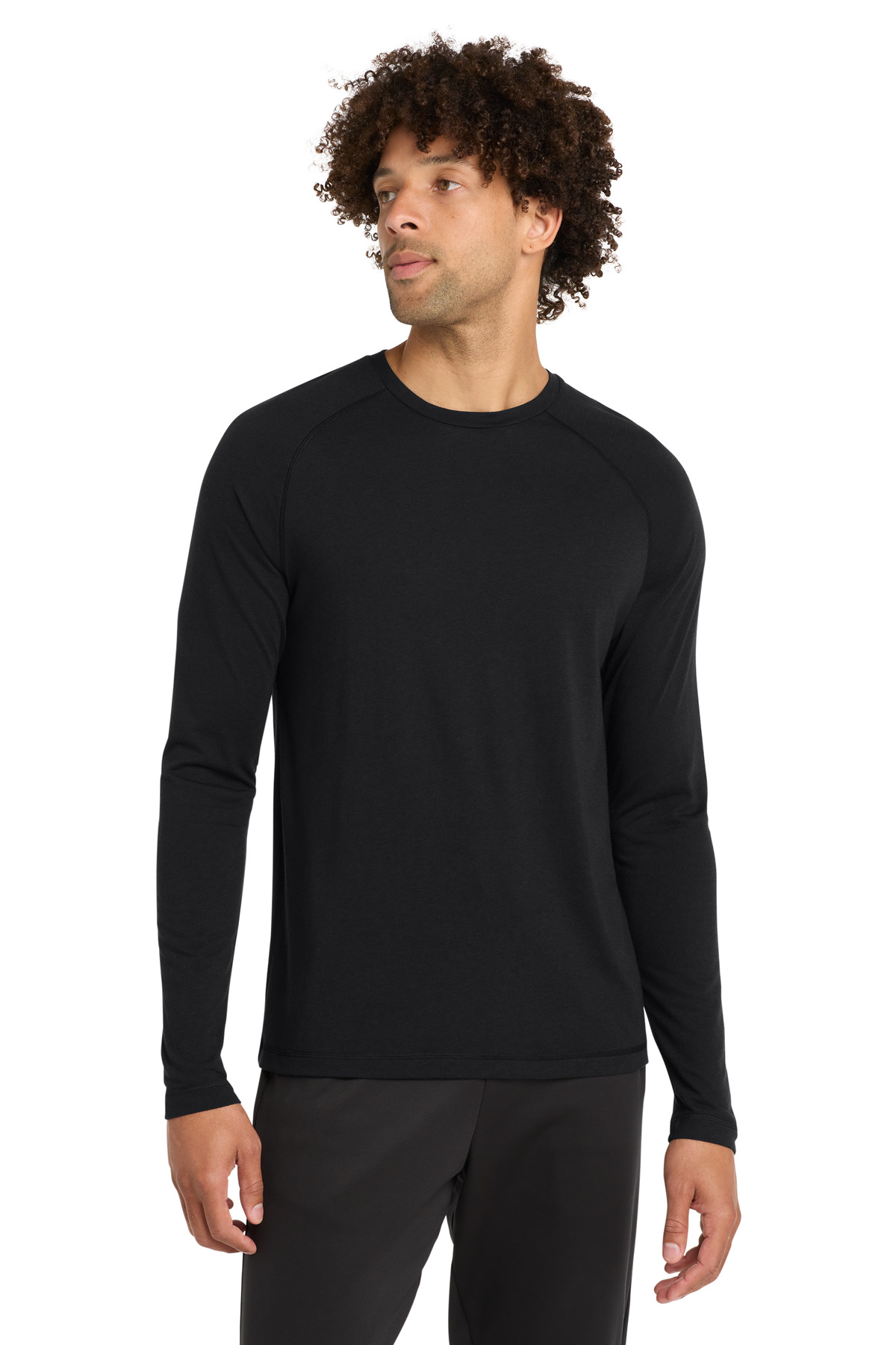 Sport-Tek PosiCharge Long Sleeve Tri-Blend Wicking Raglan Tee