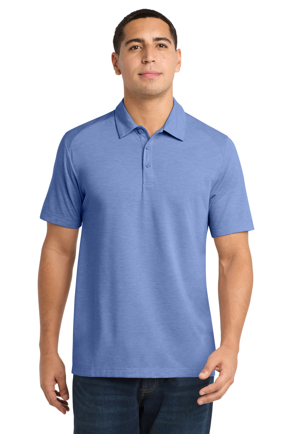 Sport-Tek PosiCharge Tri-Blend Wicking Polo
