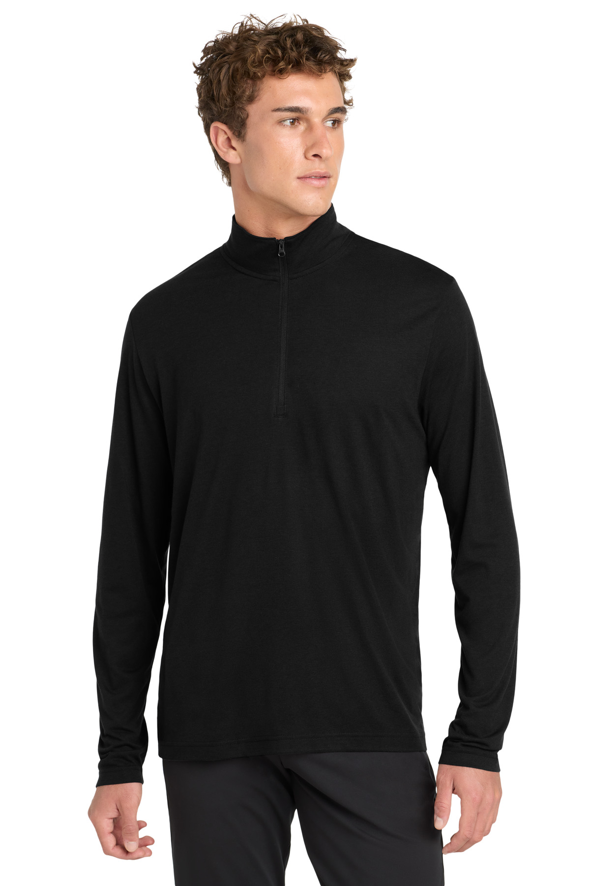 Sport-Tek PosiCharge Tri-Blend Wicking 1/4-Zip Pullover