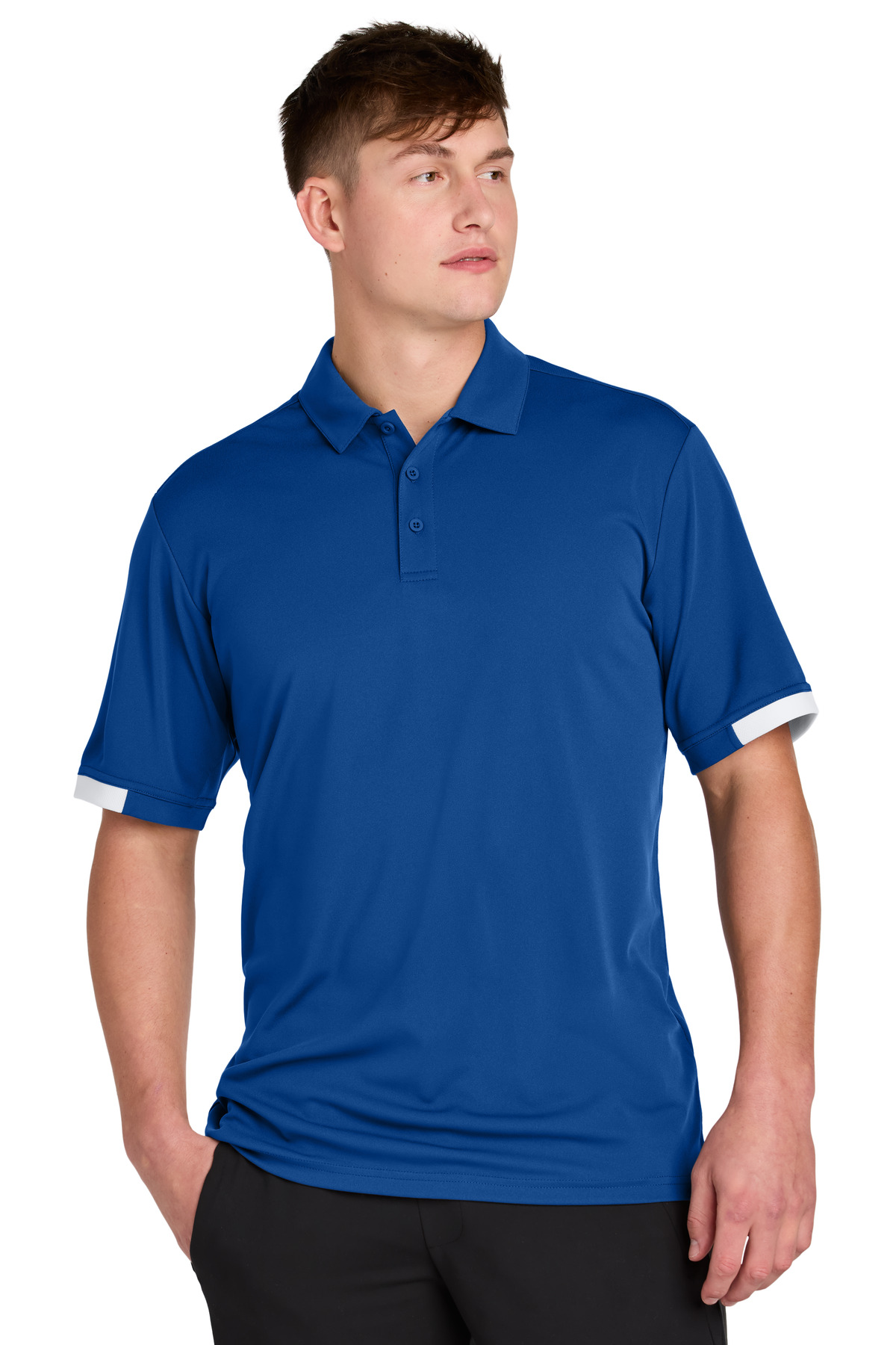 Sport-Tek Club Colorblock Polo