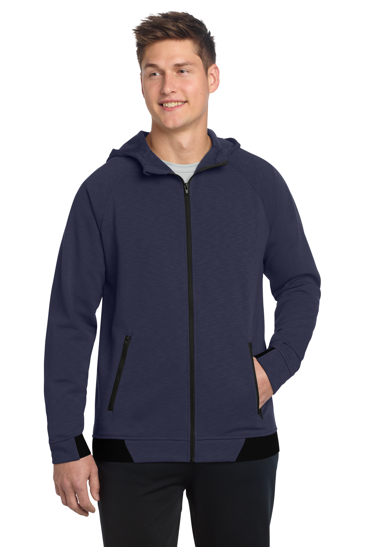 Sport-Tek PosiCharge Strive Hooded Full-Zip