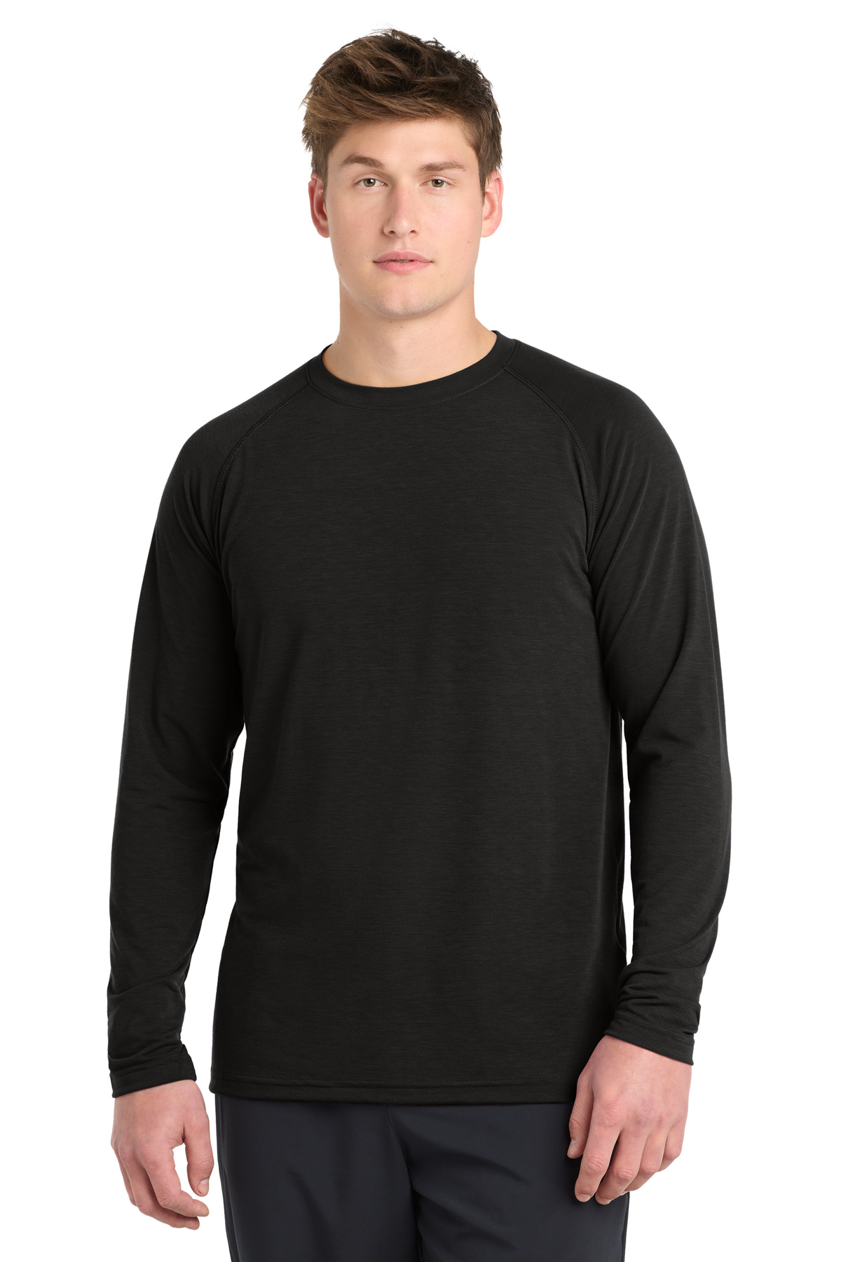 Sport-Tek Long Sleeve Ultimate Performance Crew - Black