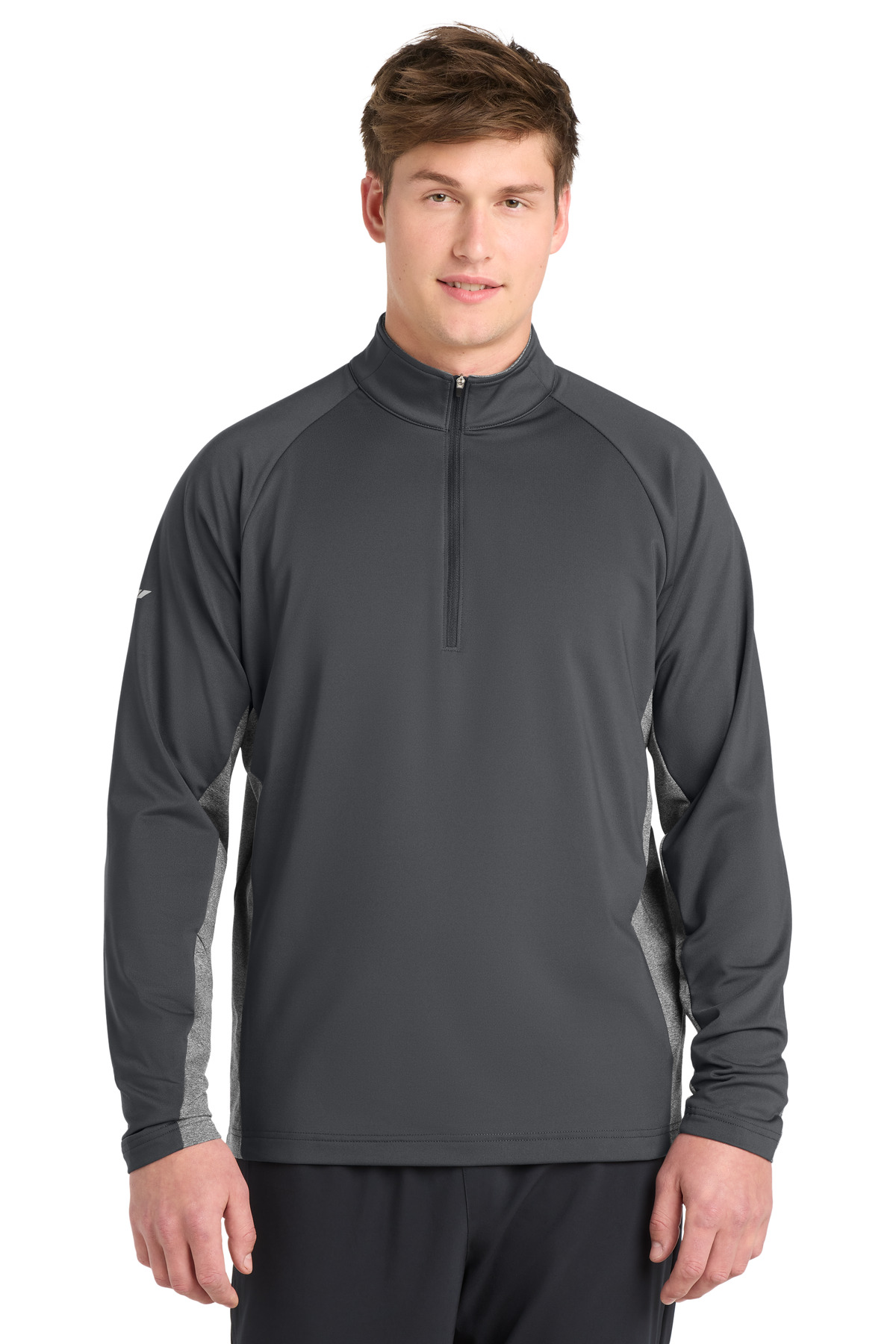 Sport-Tek Sport-Wick Stretch Contrast 1/4-Zip Pullover