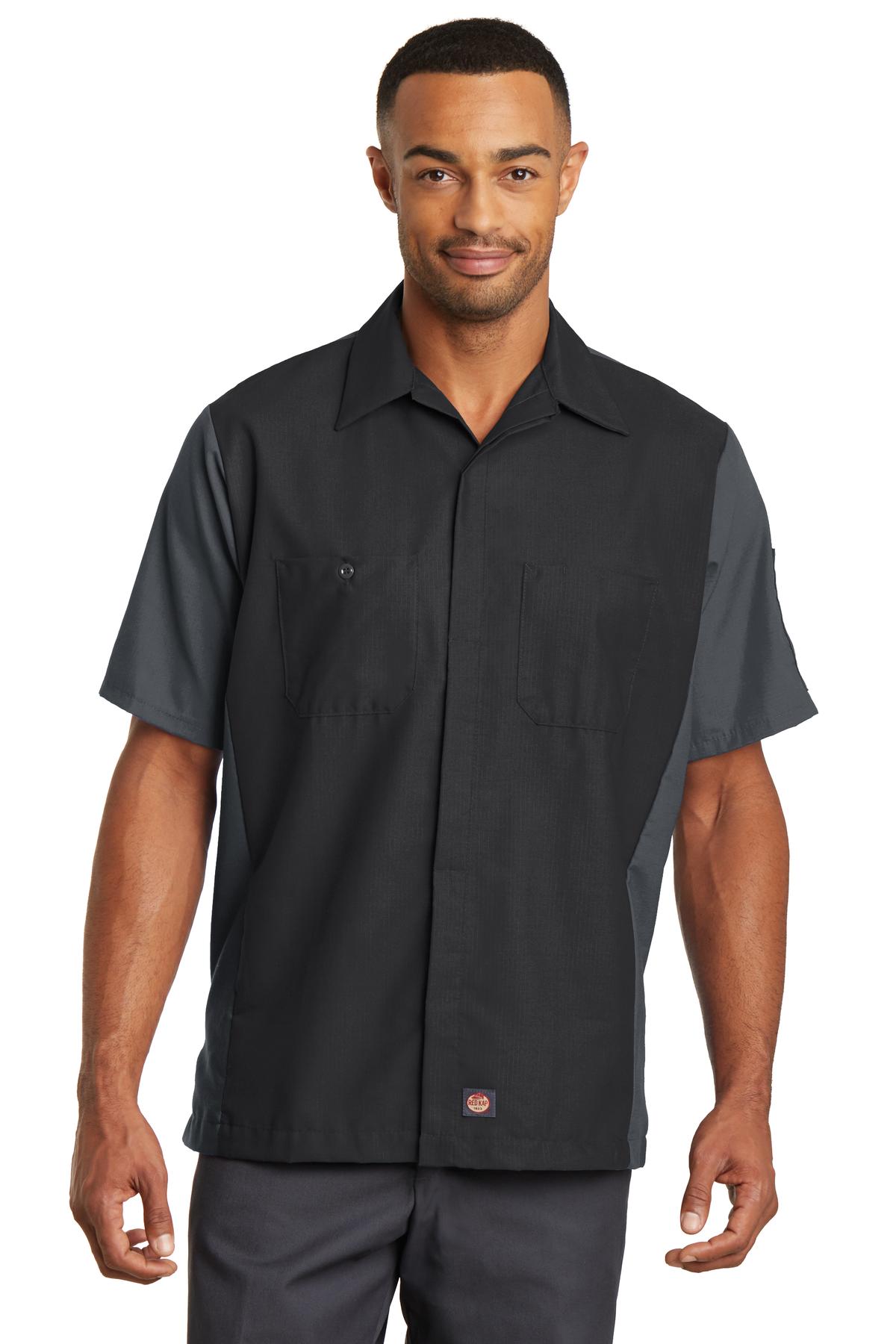 Red Kap Short Sleeve Ripstop Crew Shirt