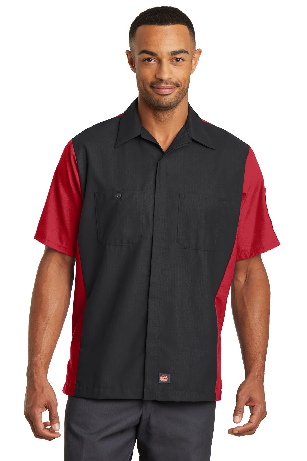 Red Kap Short Sleeve Ripstop Crew Shirt