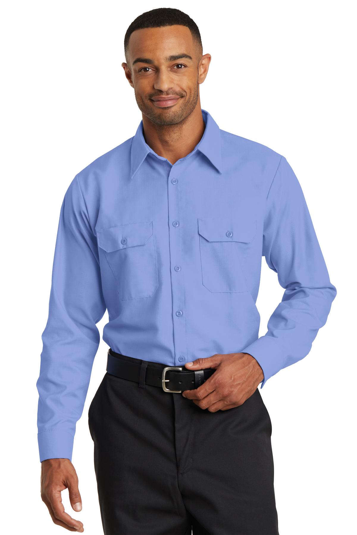 Red Kap Long Sleeve Solid Ripstop Shirt