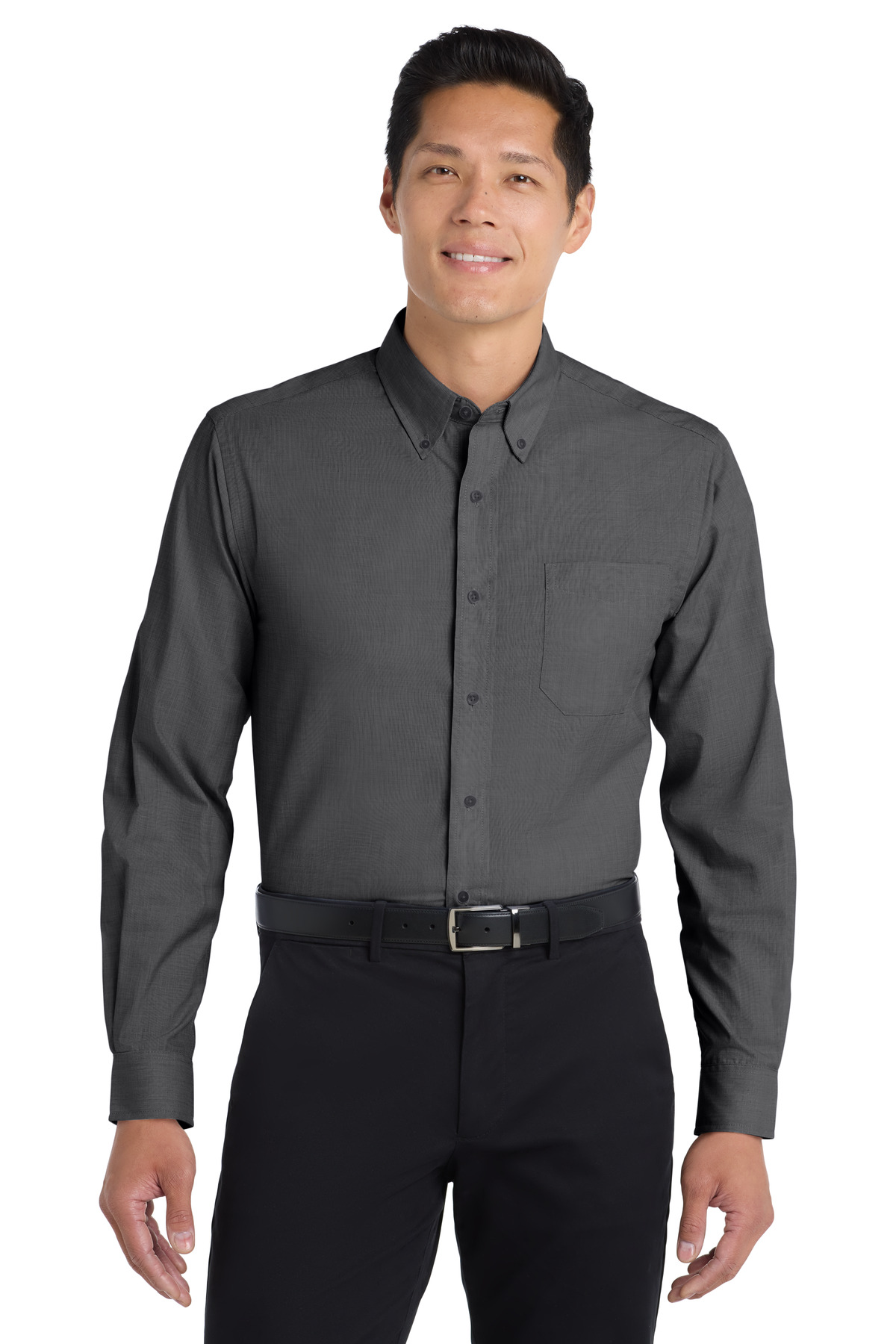 Port Authority Tall Crosshatch Easy Care Shirt