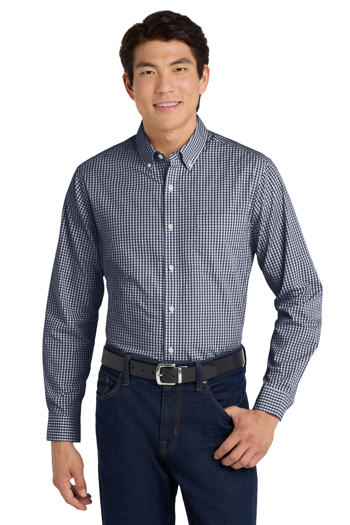 Port Authority Broadcloth Gingham Easy Care Shirt
