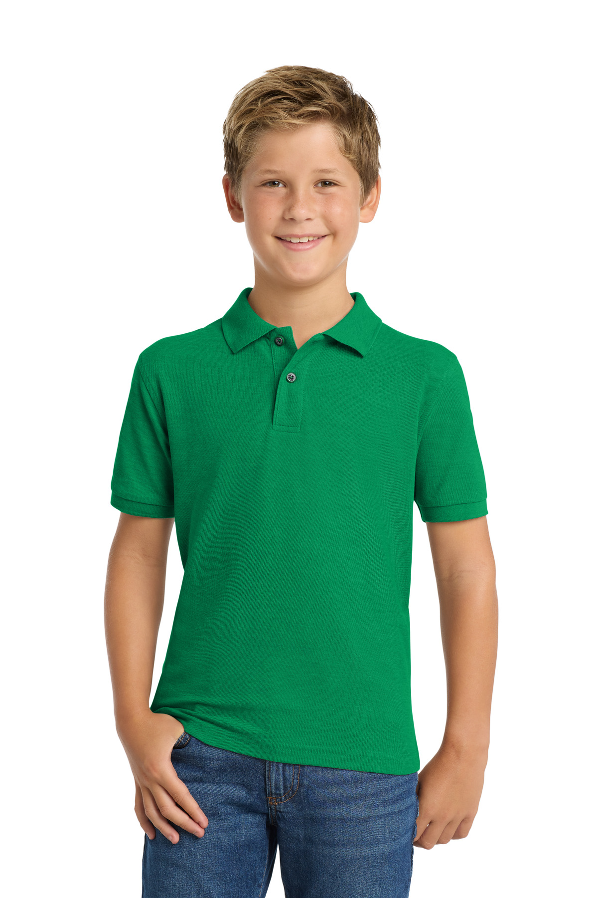 Port Authority Youth Silk Touch Polo