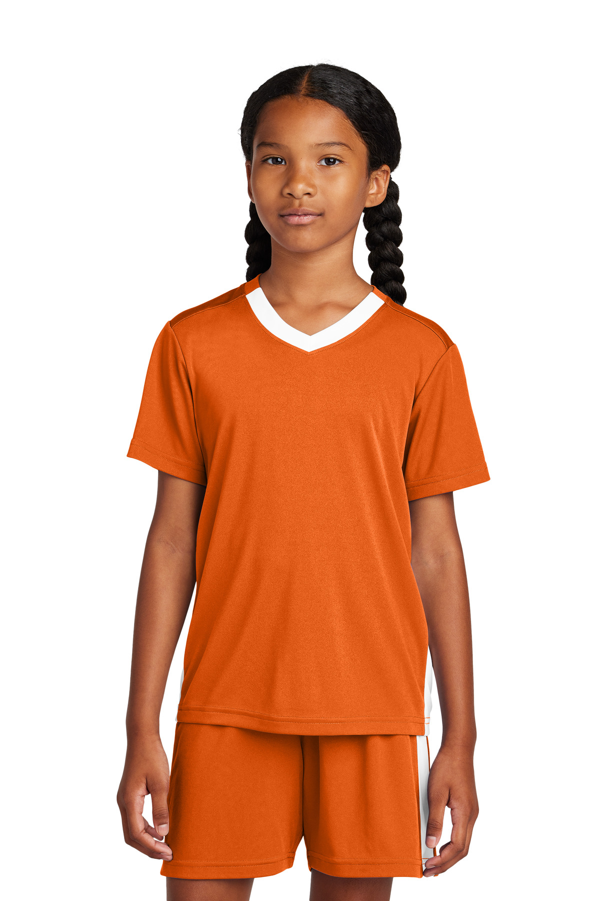 Sport-Tek Youth Competitor United V-Neck