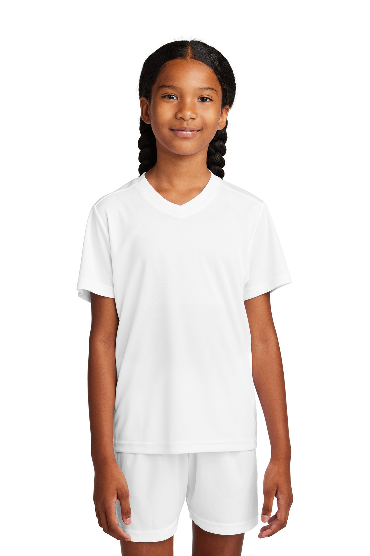 Sport-Tek Youth Competitor United V-Neck
