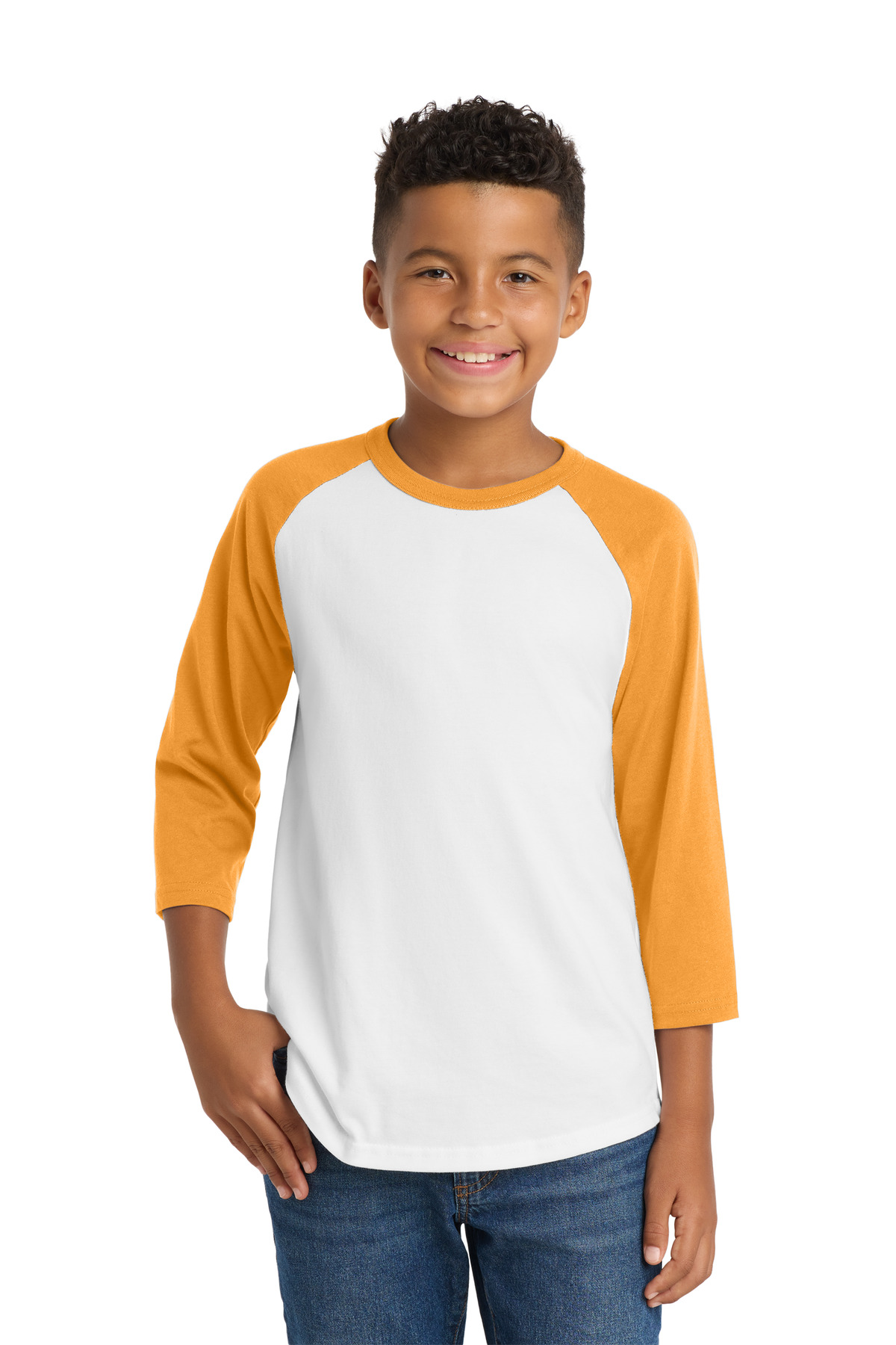 Sport-Tek Youth Colorblock Raglan Jersey