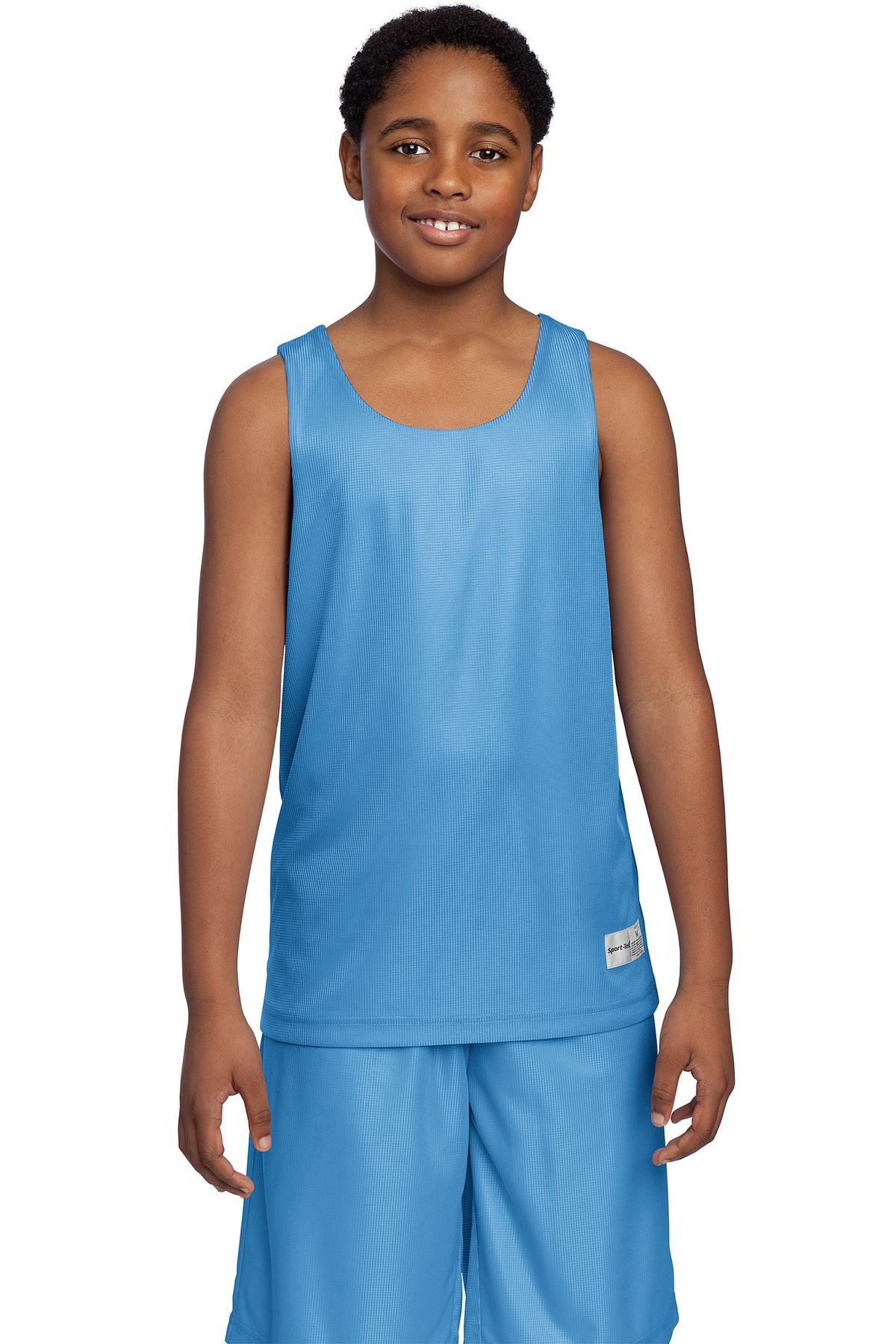 Sport-Tek Youth PosiCharge Mesh Reversible Tank