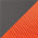 Charcoal/ Neon Orange