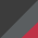 Black/ Dark Grey/ Gym Red