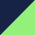 Team Navy/ Flash Green